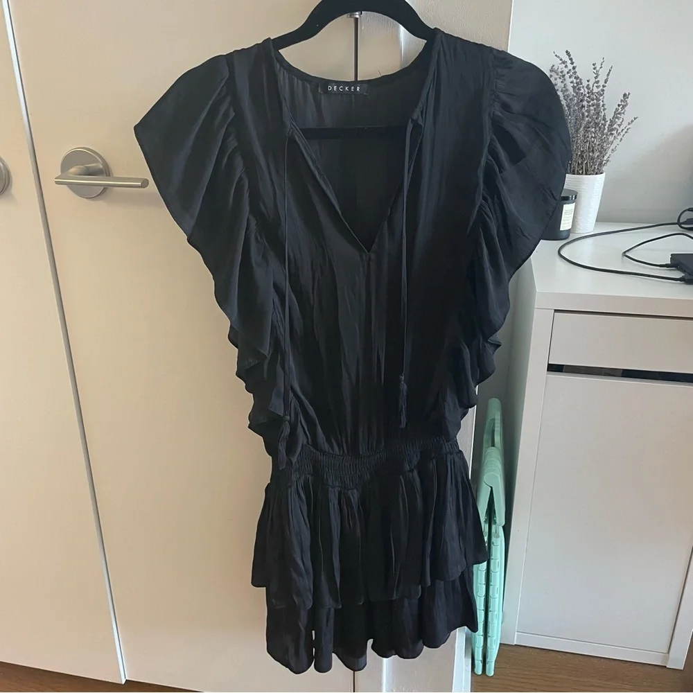 Decker Ruffle Mini Dress - Picture 1 of 2